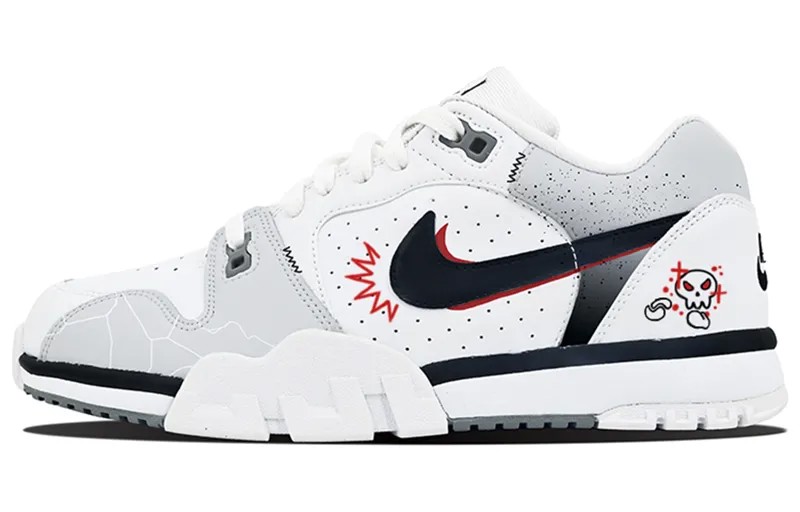 Кроссовки Nike Air Cross Trainer 3 Training Shoes Men Low-top Black/Dark Obsidian/Total Orange, белый