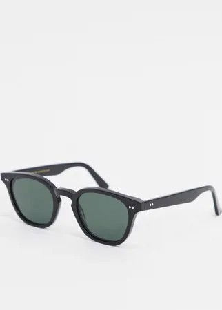 Черные круглые солнцезащитные очки Monokel-Черный
