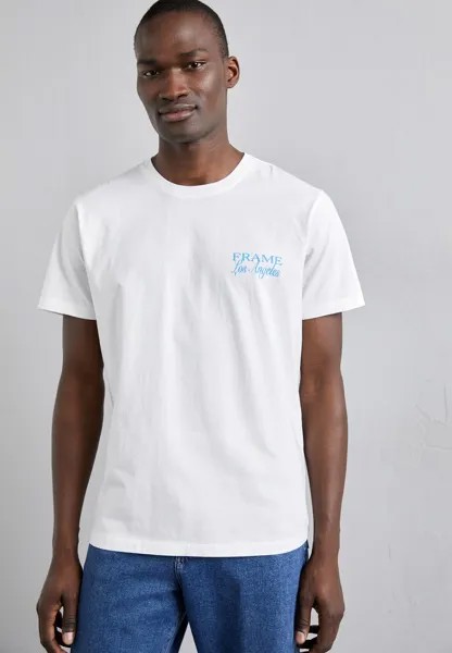 Базовая футболка LA LOGO TEE FRAME, цвет white