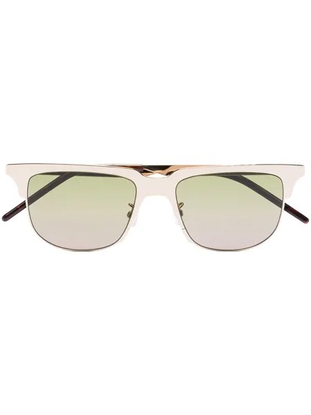 Saint Laurent Eyewear солнцезащитные очки SL420 в квадратной оправе