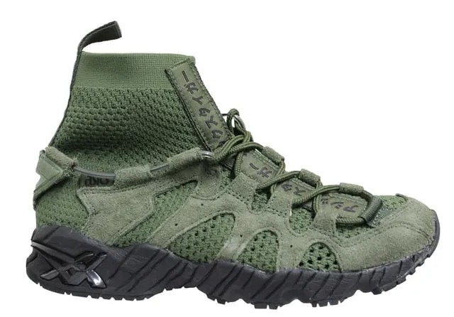 Мужские зеленые кроссовки Tiger Gel Mai Knit mt Asics, зеленый