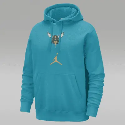 Худи Jordan Charlotte Hornets Club Fleece City Edition, цвет Rapid Teal