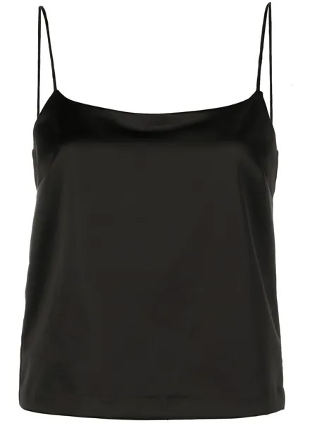 Halston Heritage атласный топ без рукавов
