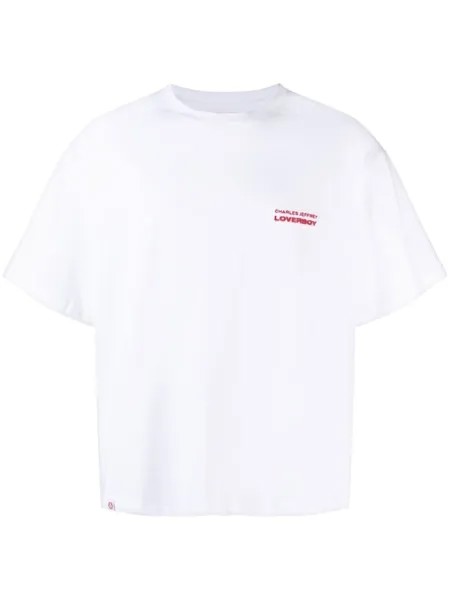 Charles Jeffrey Loverboy футболка из органического хлопка с принтом, белый