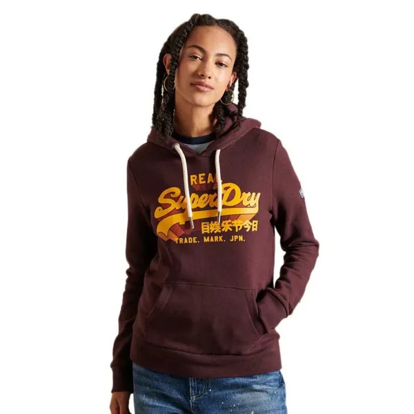 Худи Superdry Vintage Logo Rainbow, красный