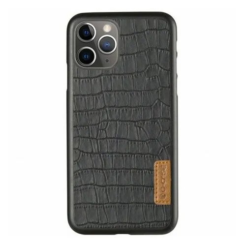 Чехол G-Case Dark Series для Apple iPhone 12 pro max (Crocodile Skin, кожаный)