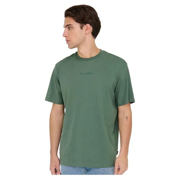 Футболка Only & Sons Levi Life Reg Text Short , зеленый