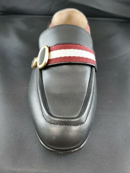 Черные женские лоферы на складном каблуке Bally Livilla 6213368, мультиколор