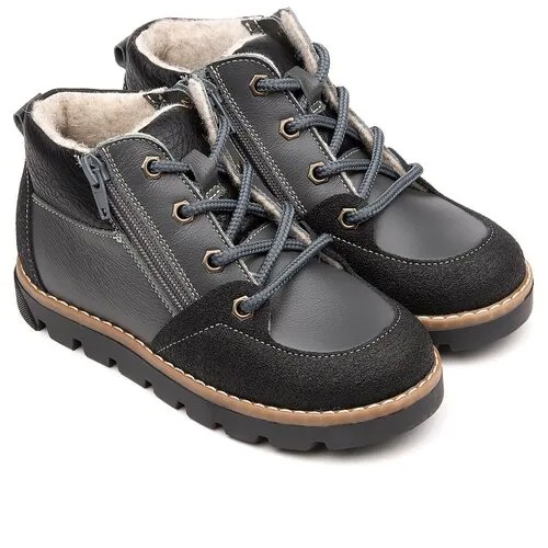 Ботинки Tapiboo, размер 30, серый, черный