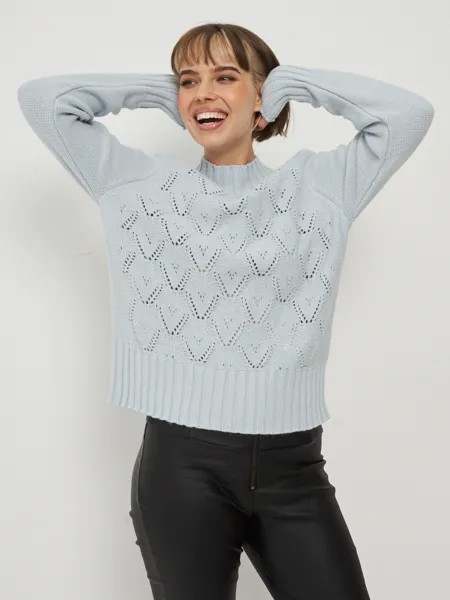 Джемпер женский BE YOU 7222-40142 голубой 44 RU