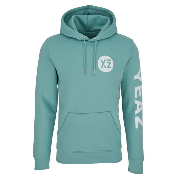 Толстовка YEAZ CUSHY hoodie caribbean (unisex), бирюзовый