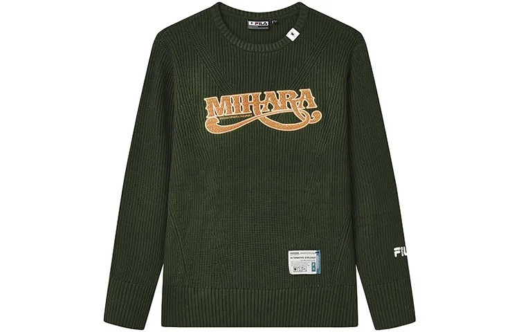 Свитер Mihara Yasuhiro X унисекс зеленый Fila, зеленый