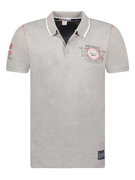 Футболка поло Geographical Norway, серый