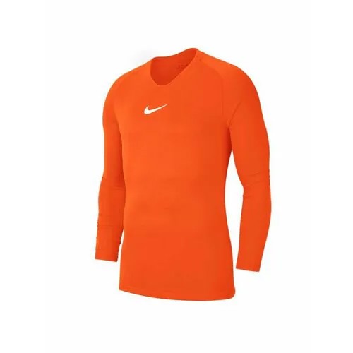 Лонгслив NIKE, размер 52/54, оранжевый