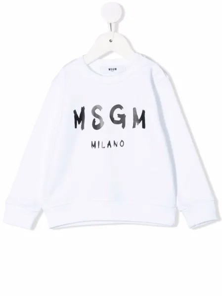 MSGM Kids толстовка с логотипом