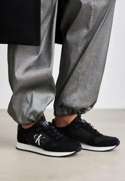 Кроссовки Calvin Klein Jeans RUNNER SOCK LACEUP, цвет black/bright white