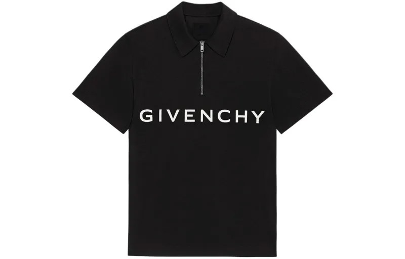 Рубашка поло мужская черная Givenchy, черный