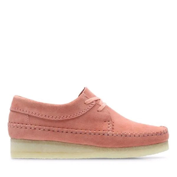 Женские полуботинки Clarks(Weaver. 26140897), коралловые