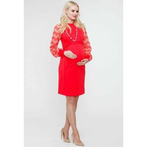 Платье Tutta Mama, размер 50(XL), оранжевый