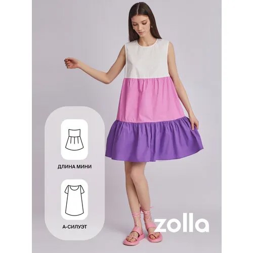 Платье Zolla, размер L, мультиколор