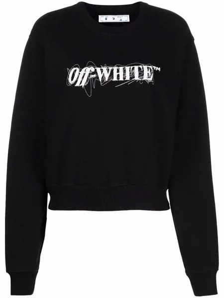 Off-White толстовка с логотипом