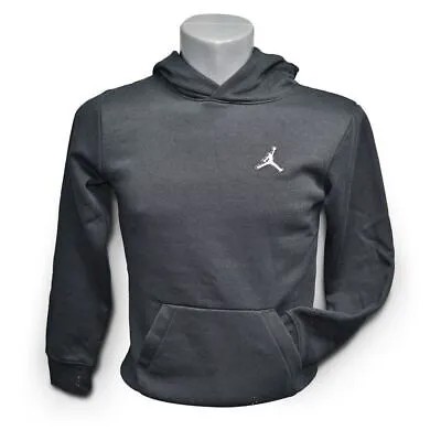 Детский пуловер с капюшоном Jordan Essentials — 95A715-023 — Черный