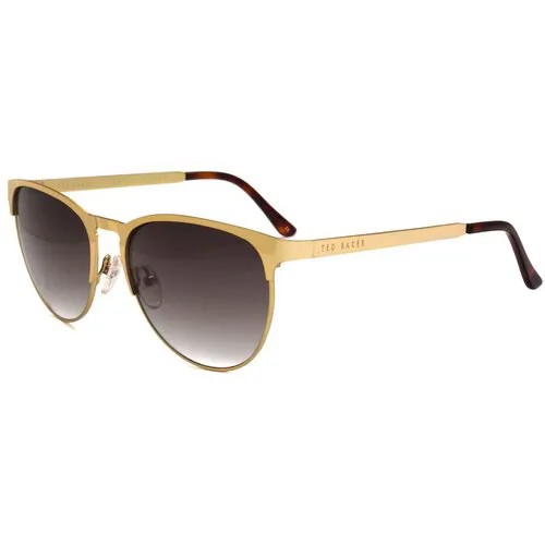 Солнцезащитные очки Ted Baker London, оправа: металл, для женщин, золотой