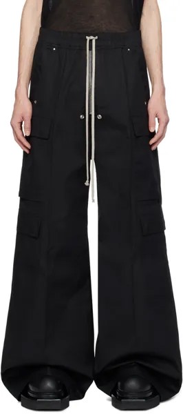 Черные брюки-карго Cargobelas Rick Owens, цвет Black