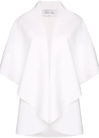 Valentino draped short cape