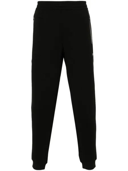 Ea7 Emporio Armani спортивные брюки с логотипом, черный
