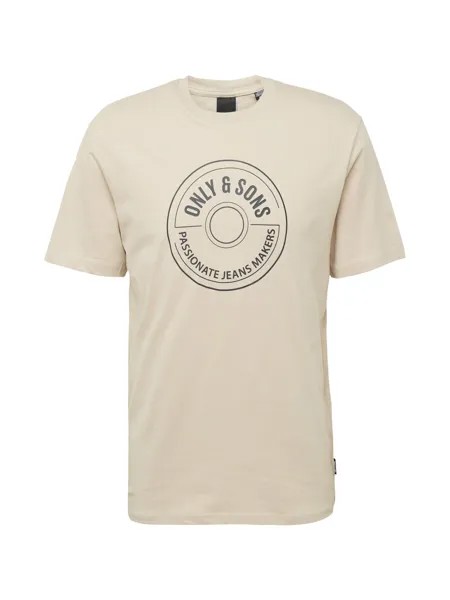 Футболка Only & Sons LAMER, цвет Greige