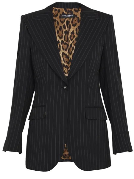 Куртка Dolce&Gabbana Pinstripe, черный