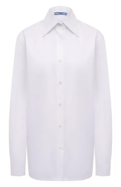 Хлопковая рубашка Prada