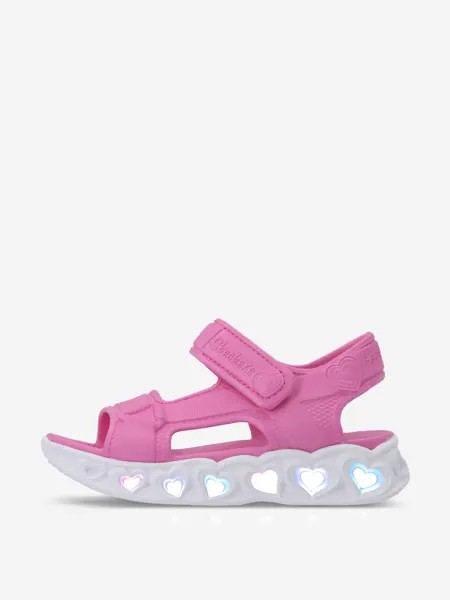 Сандалии для девочек Skechers Heart Lights Sandals, Розовый, размер 27