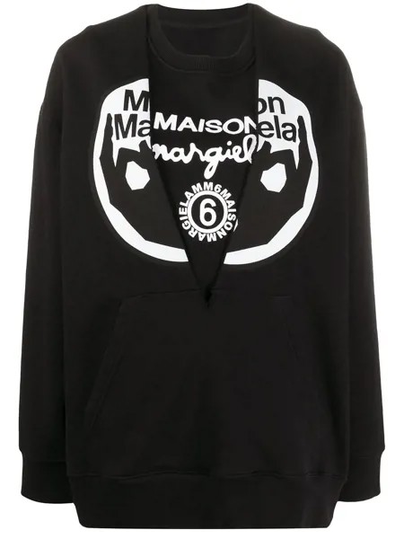 MM6 Maison Margiela толстовка с логотипом