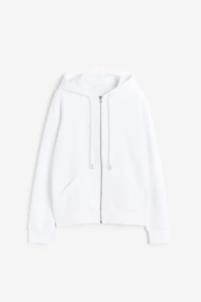 Худи женское H&M 984902044 белое 2XL (доставка из-за рубежа)