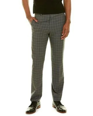 Мужские костюмные брюки из смесовой шерсти Brooks Brothers Regent Fit серые 40R