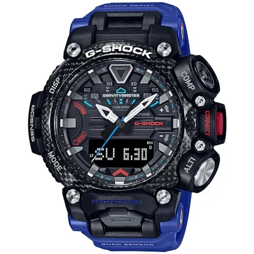 Наручные часы CASIO G-Shock GR-B200-1A2, черный, синий