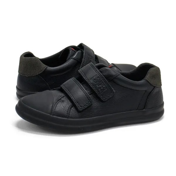 Детские кемперы Pursuit, черные кожаные кроссовки с регулируемой застежкой, НОВИНКА