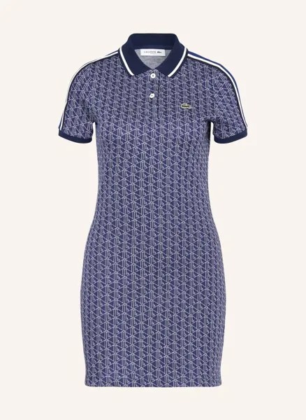 Платье-поло из джерси Lacoste, белый