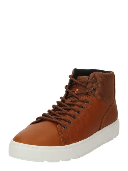 Кроссовки HUB High-Top Sneakers Murrayfield, цвет Cognac