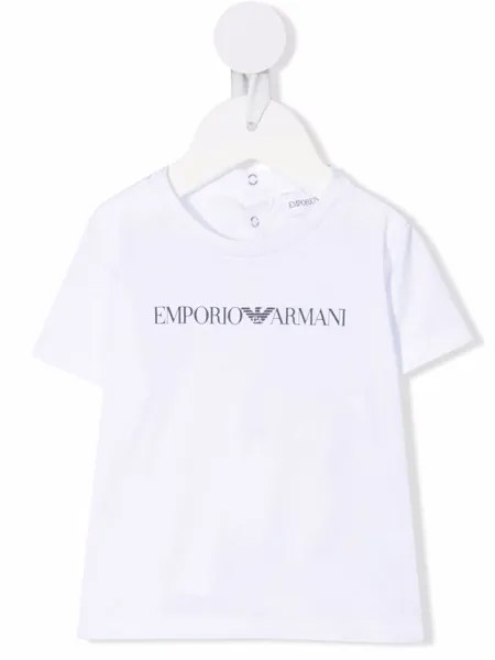 Emporio Armani Kids футболка с логотипом