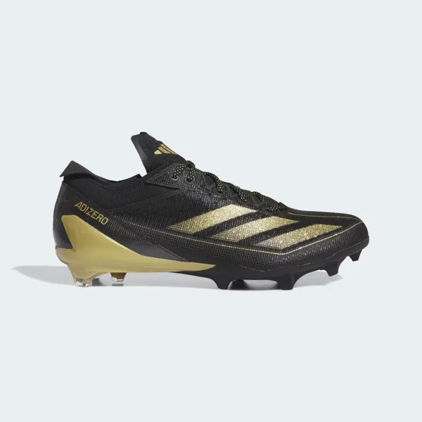 Electric Футбольные бутсы Adizero Adidas, цвет Core Black/Gold Metallic/Carbon