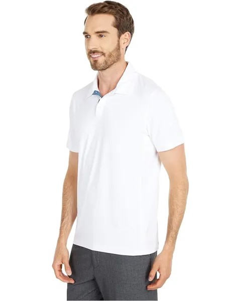 Поло The Normal Brand Cross-Back Seamed Performance Polo, белый