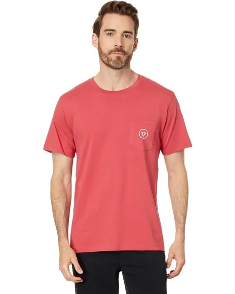 Футболка VISSLA Salty Stoke Premium Short Sleeve Pocket, цвет Brick