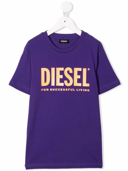 Diesel Kids футболка с логотипом