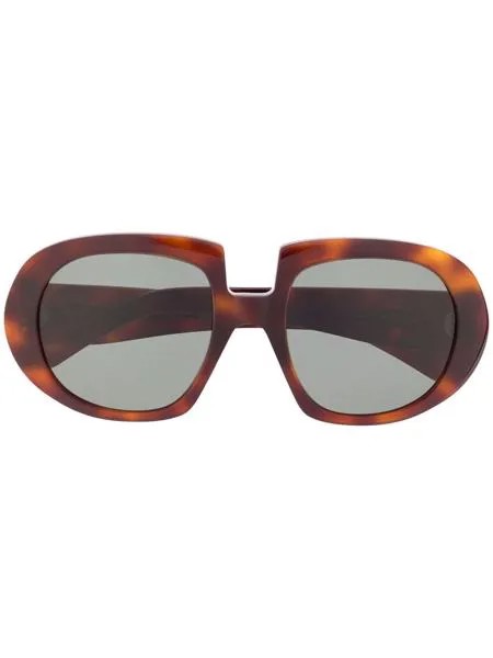 LOEWE солнцезащитные очки с декором Anagram