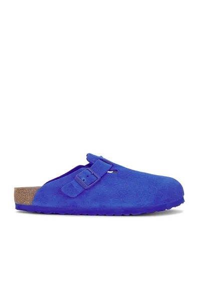 Шлепанцы Birkenstock Boston, цвет Ultra Blue Suede