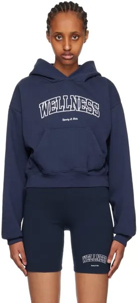 Темно-синий худи Wellness Ivy Sporty & Rich