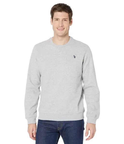 Флисовый худи U.S. POLO ASSN., Pop Over Crew Neck Fleece